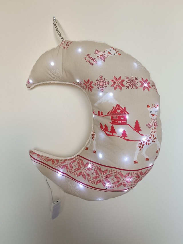 Coussin lune Sophie la girafe