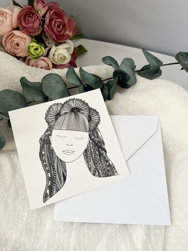 Carte postale carrée  