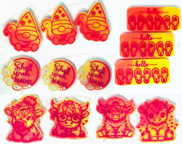 Lemon Sorbet & Peach Lemonade Wax Melt Shapes (Various Shapes)