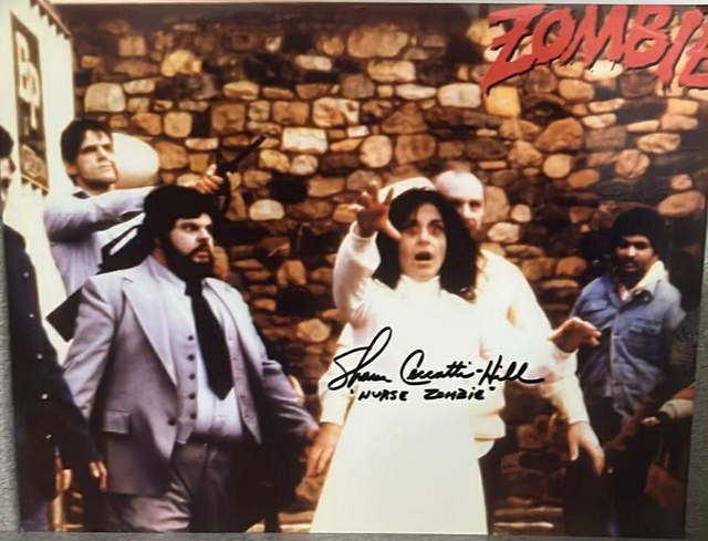 Sharon Hill Autograph (as The Nurse Zombie from Dawn of the Dead)