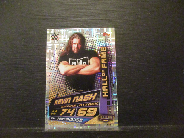 Kevin Nash - Hall Of Fame Slam Attax Universe Original Trading Card #309