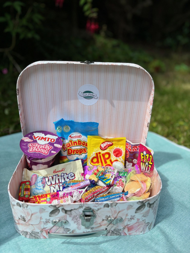 Floral Suitcase Large