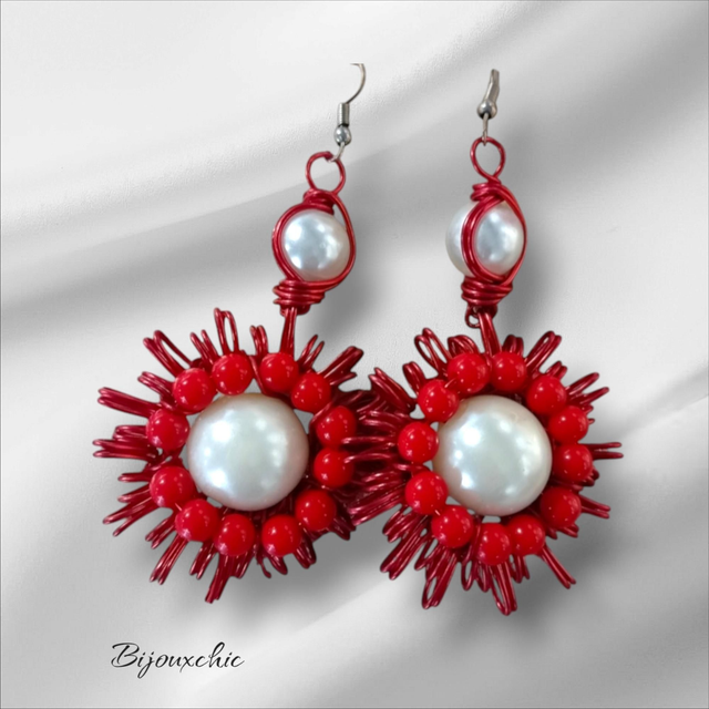 Boucles d&#039;oreilles Passion Ardente