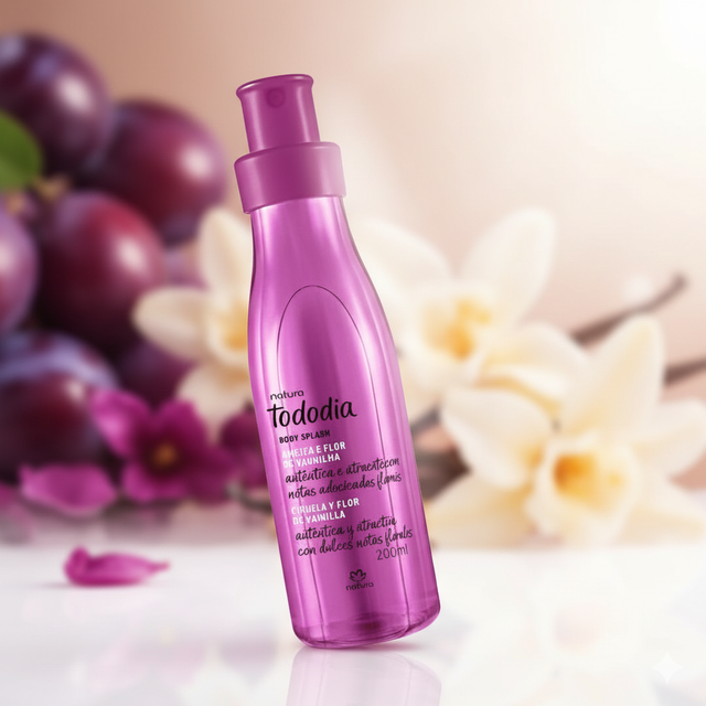 AMEIXA E FLOR DE BAUNILHA SPLASH 200ML