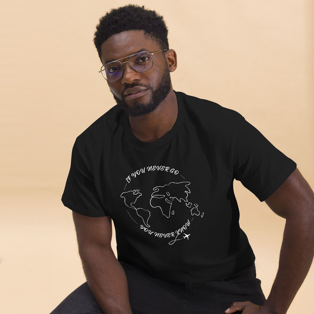 T-shirt uomo classica travel mod