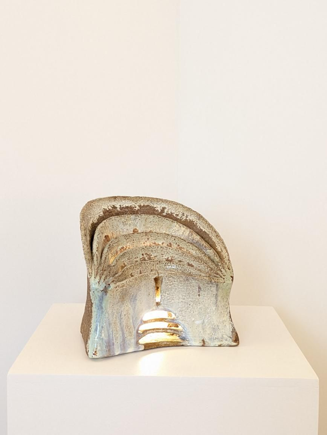 French ceramic table lamp, 1960's