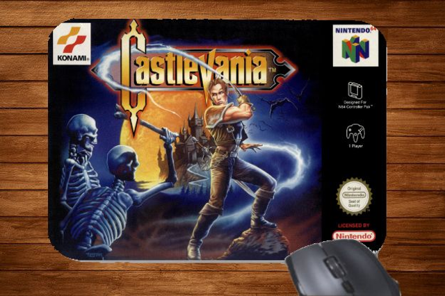 N64 Nintendo 64 Castlevania Printed Mouse Mat