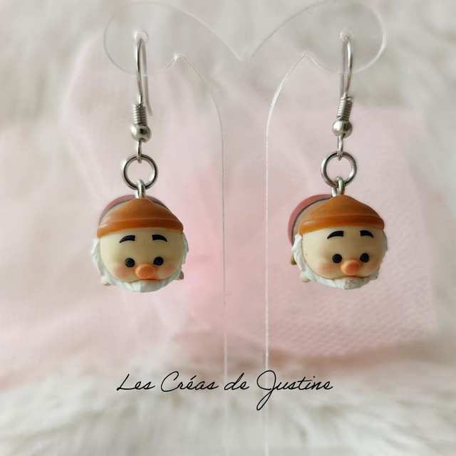 Boucles d&#039;oreilles Tsum tsum Atchoum 