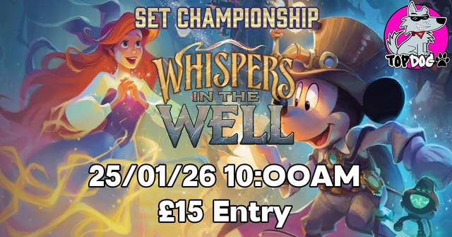 Lorcana Store champs Whispers In The Well 25/01/26