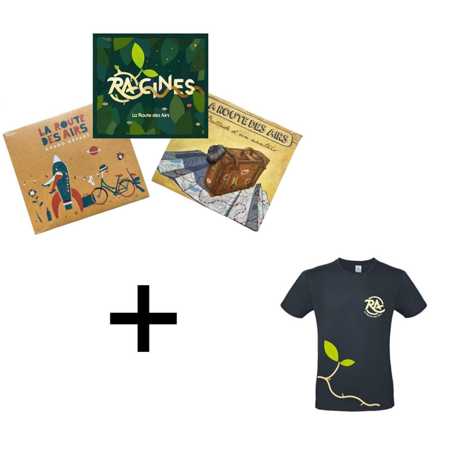 Pack 3 CDs + T-Shirt "Racines"