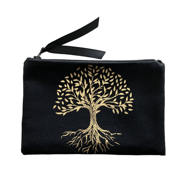 Pochette Série Noir et Doré: Arbre de Vie