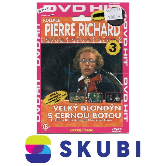 DVD Velký blondýn s černou botou / Le Grand Blond Avec une Chaussure Noire - česky, francouzsky