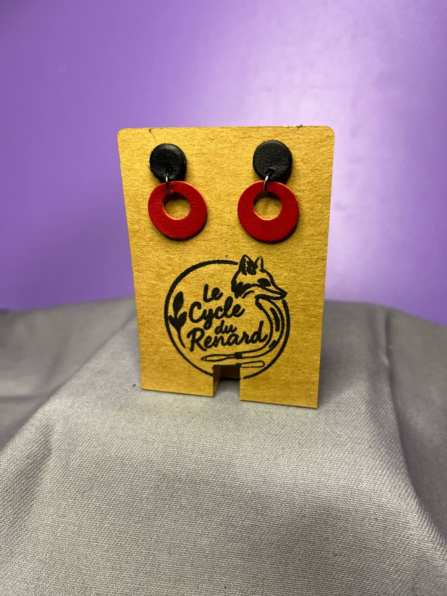 Boucles d&#039;oreilles - Cercle de Feu