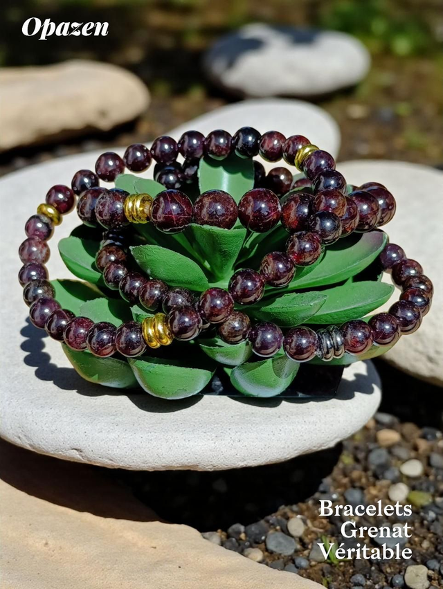 Bracelets Grenat véritable extra