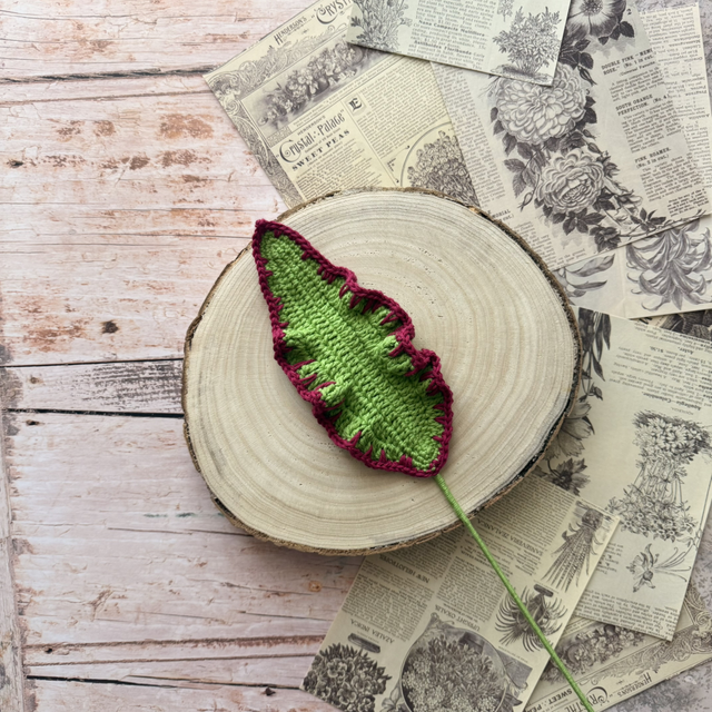 Grande feuille (personnalisable pour créer votre bouquet)