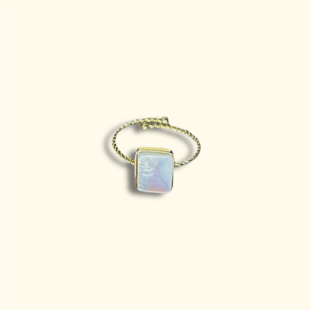 Bohm bague rectangle 