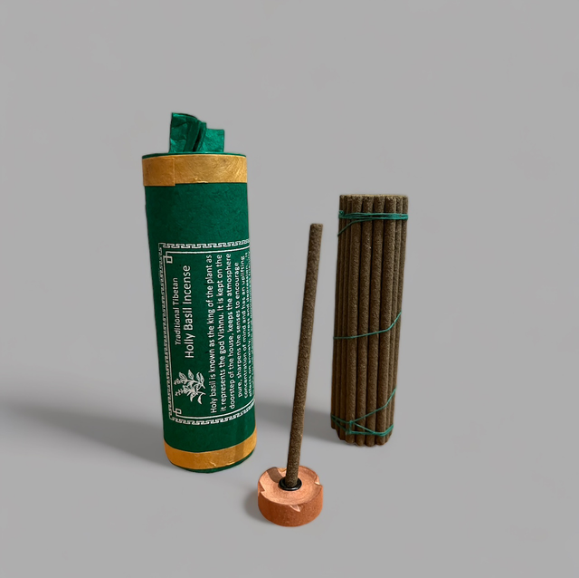 Incienso Tibetano Tulsi o Albahaca Sagrada 