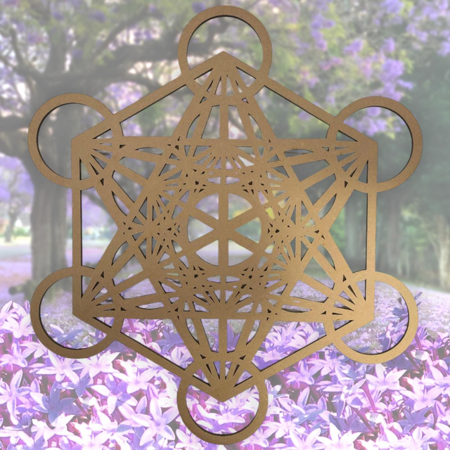 Plaque en bois "Métatron"