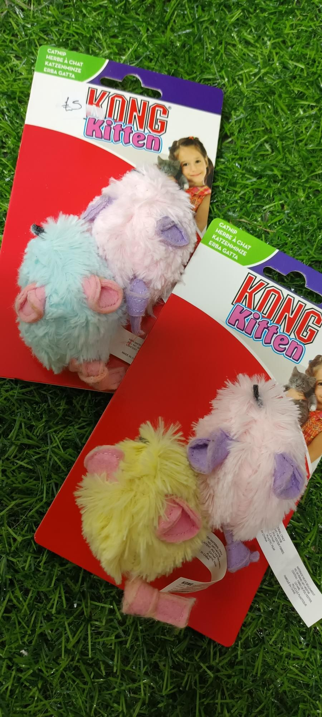 Kong kittens crinkle mice 