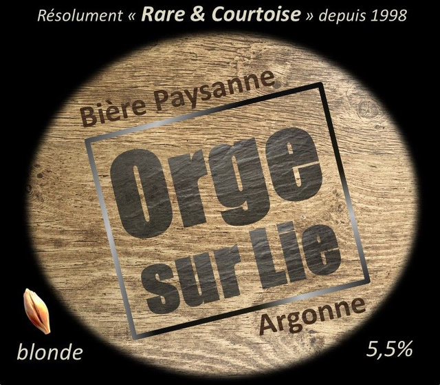 Bière  "Orge sur Lie" 