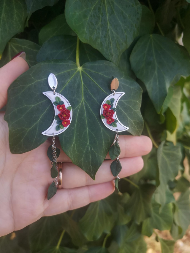 Collection Florale Pétale Pourpre - Boucles d'oreilles Fanny