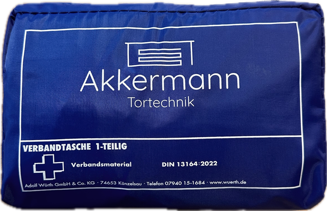 KFZ-Verbandstasche 1-teilig Akkermann Tortechnik  nach DIN 13164-2022