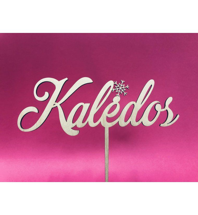 Mini medinis užrašas "Kalėdos"