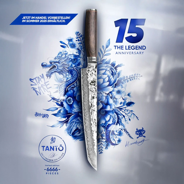 KAI Shun Premier Tim Mälzer Tanto Slicer LIMITED EDITION "15 The Legend"