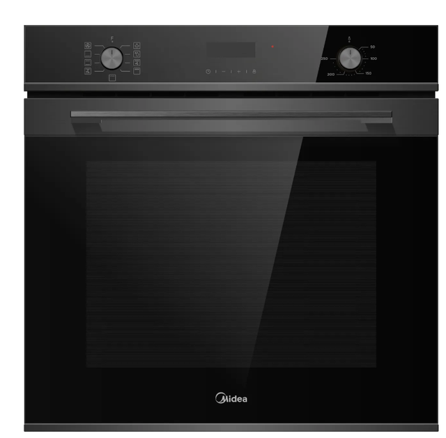 Midea MBO7NM30D0-BS Built In Electric Single Oven - Black - A Rated