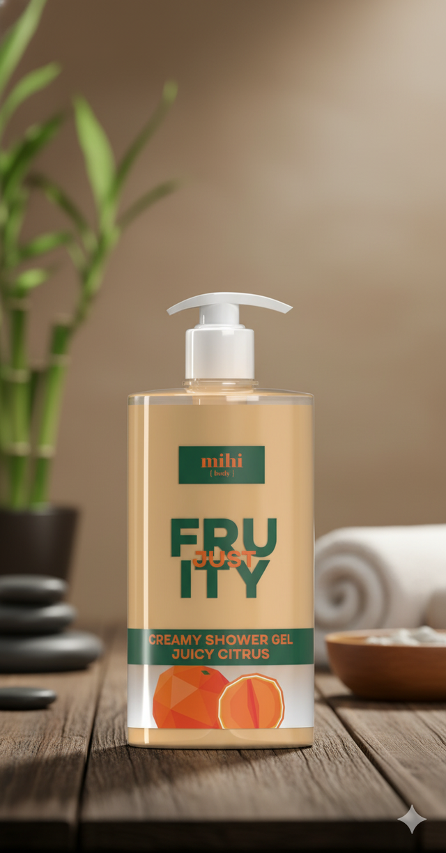 Gel douche crémeux Just Fruity (Mihi)