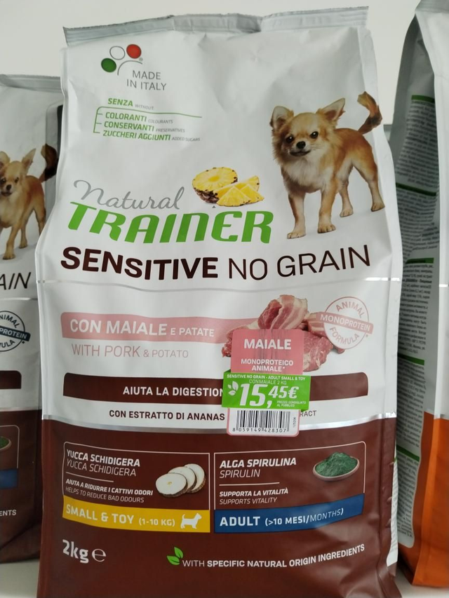 Natural Trainer Sensitive No Grain Small&amp;Toy Adult 