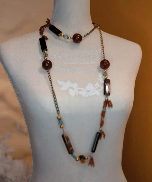 Long collier sautoir vintage