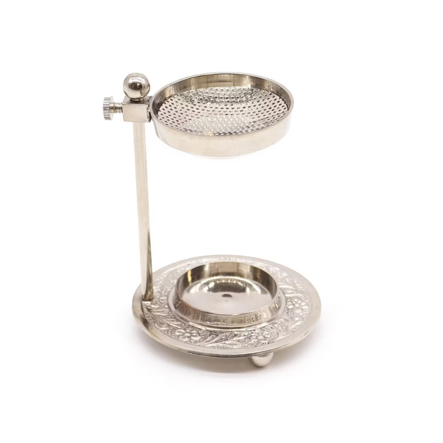 Plated Brass Resin Incense Warmer -Adjustable