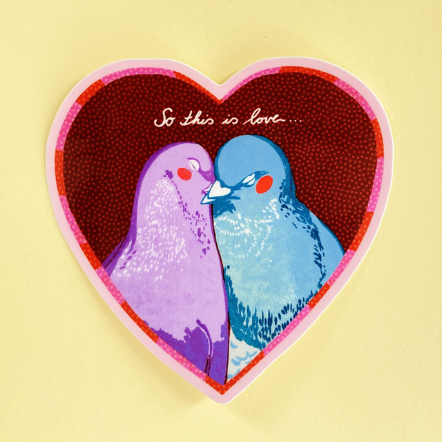 Pigeon Love - Sticker