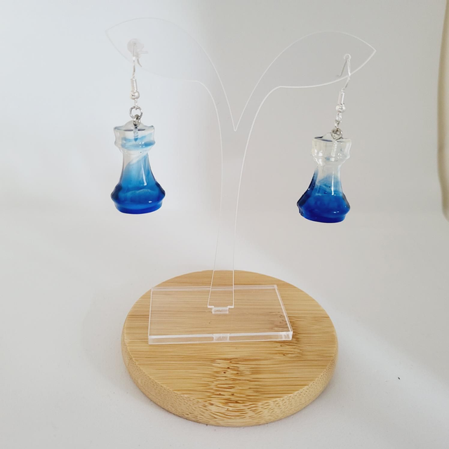 BOUCLES D'OREILLES PION D'ÉCHEC 