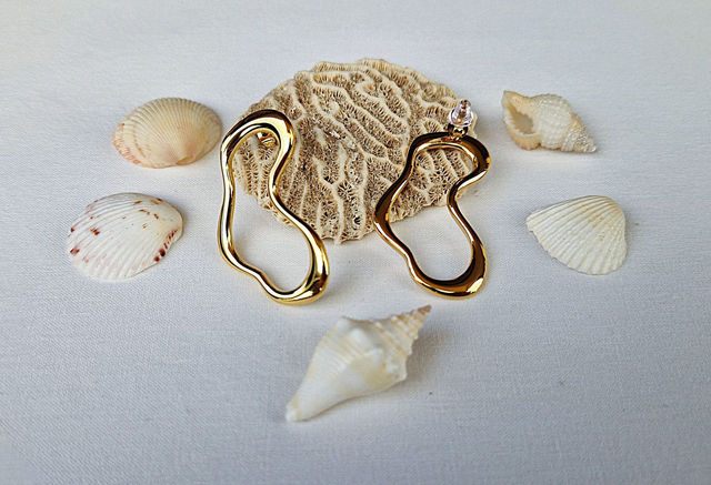 Créoles Atoll en doré