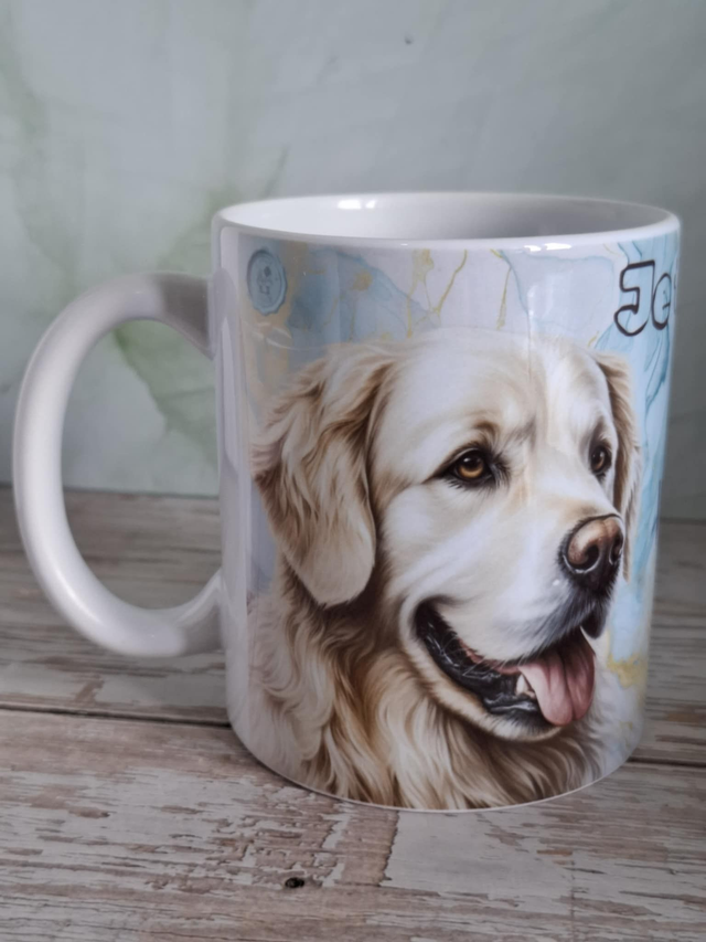 Mug blanc labrador