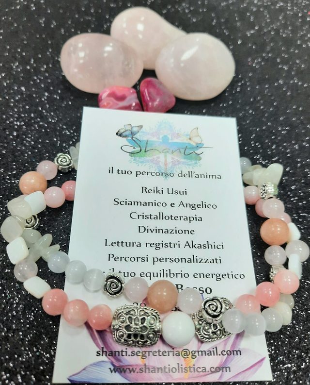 Bracciale donna linea deluxe serie "rosa"