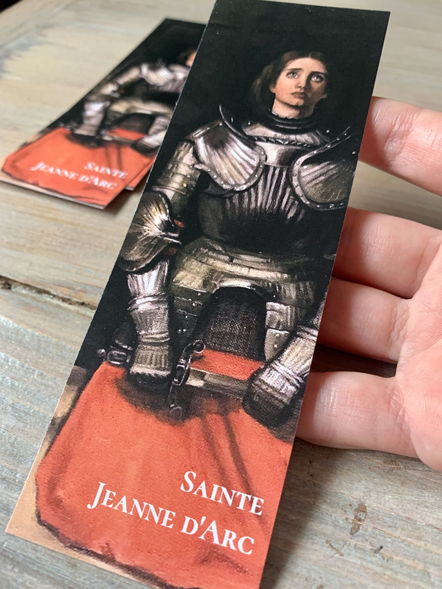Marque-page Sainte Jeanne d’Arc