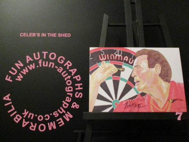 Bobby George Limited Edition Signed A5 Portrait Drawing Print (7)