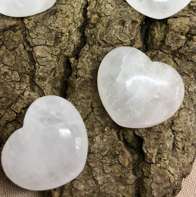 Cœur en Cristal de roche