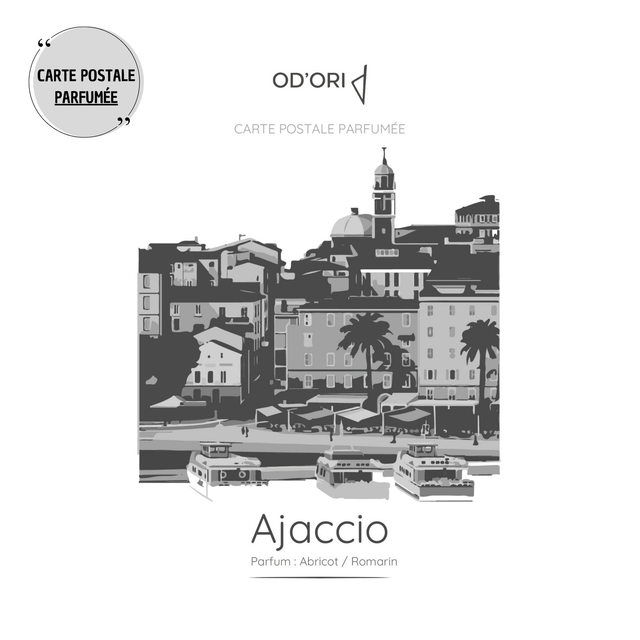 Carte postale PARFUMÉE - Ajaccio