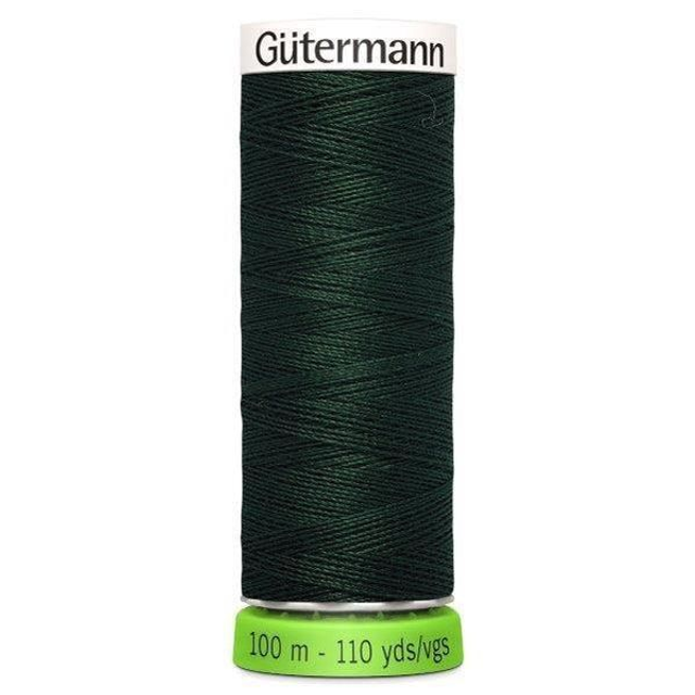 Gutermann Sew All Recycled rPET Thread 100m 472 - bottle green