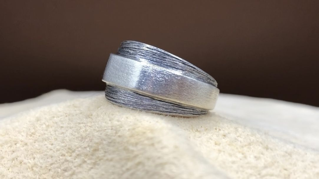 48・Bague・Brossé/Texturée Bois