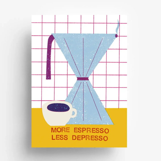 Espressokaart DIN A6