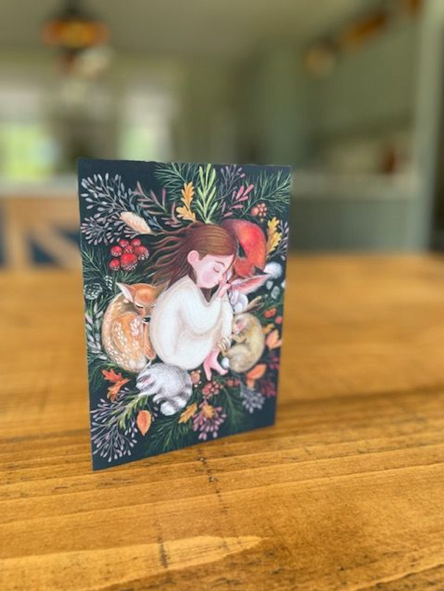Woodland Dreams  Greeting Card - One card or Set of Four