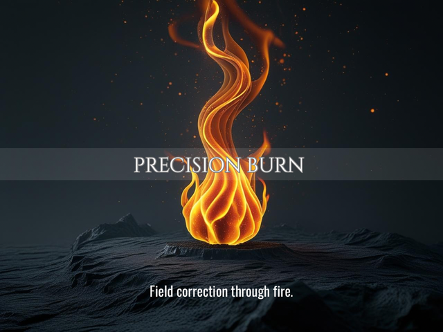 Precision Burn | Targeted Flame Clearing for Specific Issues | Same Day Delivery