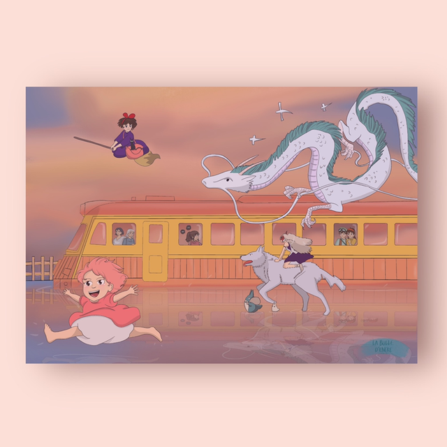 Illustration ghibli ✨ A4