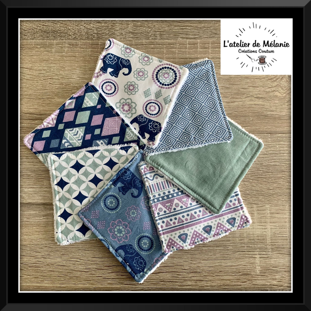 Lot 7 lingettes démaquillantes