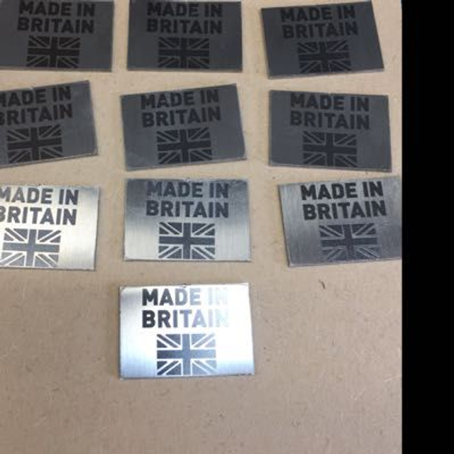 20x30mm Stainless Plates Laser Engraved